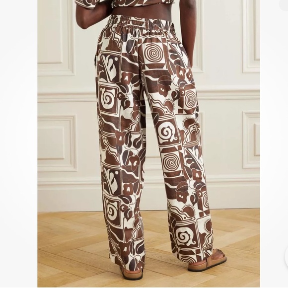 ❌SOLD OUT❌ MARA HOFFMAN Finn printed hemp shirt and straight-leg pants (SET) - Picture 8 of 16